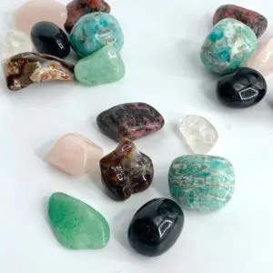 Gemstone Chakra Set In FREE Gift Bag: Love & Compassion