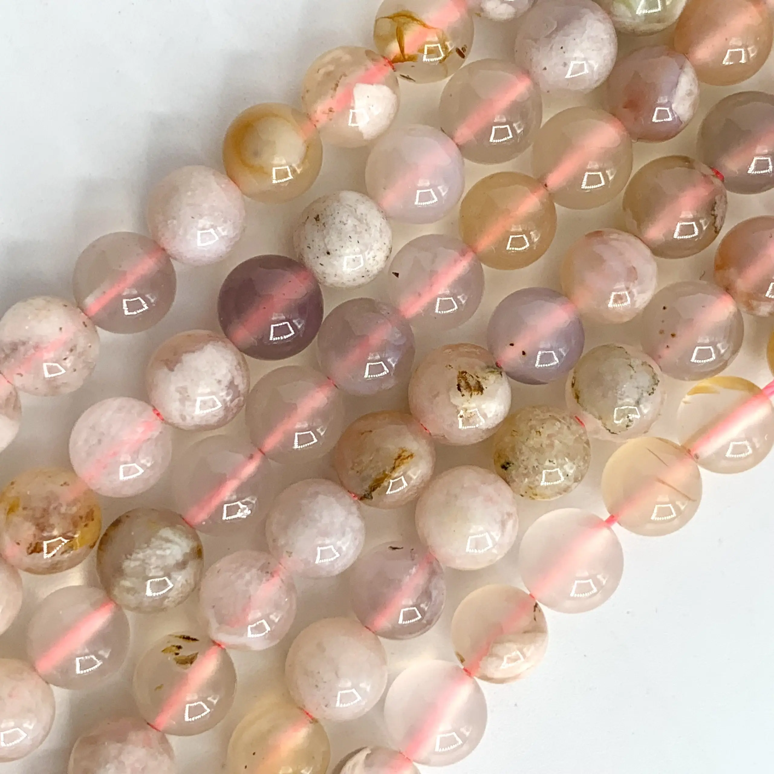 Bundle: Flower Agate Strands - 30% OFF