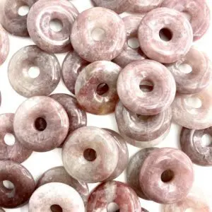 Strawberry Quartz 30mm Donut