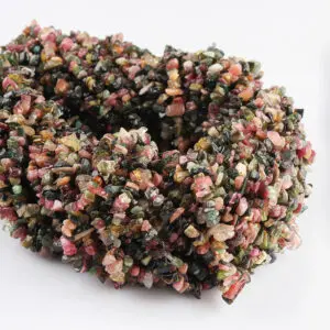 3 x 5mm Multi Tourmaline Beads - Chip Gemstone Strand (80cm)