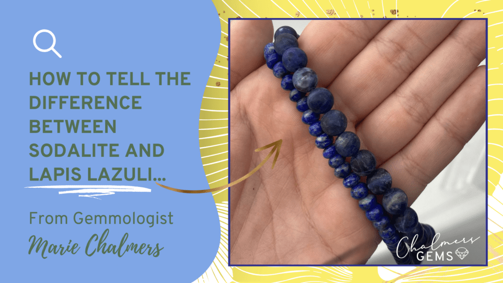BLOG - How to tell the difference between Sodalite and Lapis Lazuli... How to tell the difference between Sodalite and Lapis Lazuli...