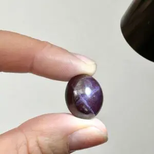 Star Garnet Oval Cabochon Approx 15 X10 - 18x15mm 1pc