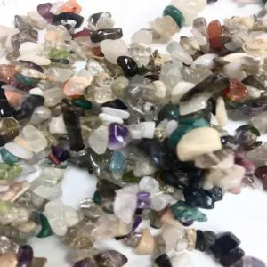 4 x 2mm Mixed Gemstone Beads - Chip Gemstone Strand (80cm)