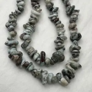 Larimar Chips Approx 5 - 8mm Approx 40cm Strand