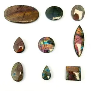 Spectrolite Cabochons Mixed Sizes - Select your own