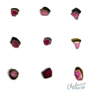 Watermelon Tourmaline Slices - Select your own