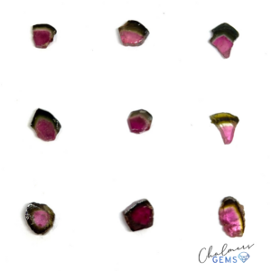 Watermelon Tourmaline Slices - Select your own