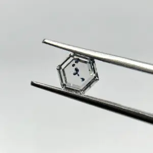 Hand Cut Anatase in Quartz Faceted 1.04ct 6.3mm 1pc HK