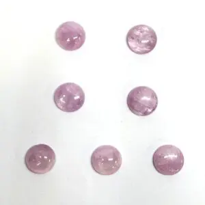 Premium Kunzite Calibrated 14mm Round Cabochons - Select Your Own