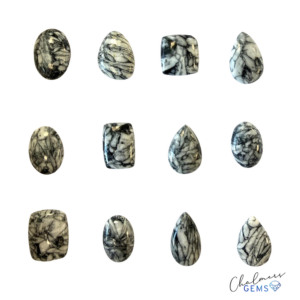 Pinolith Cabochons Mixed Sizes - Select your own
