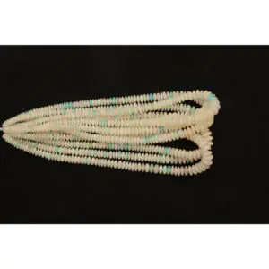 Faceted Aquamarine beads from Nigeria, delicate blue gemstone strand