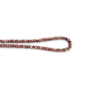 Pink Opal beads from Peru, pastel smooth round gemstone beads