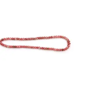 Pink Opal beads from Peru, pastel smooth round gemstone beads