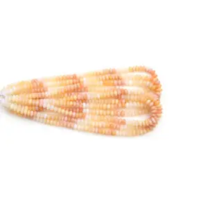 Conch Opal beads from Australia, polished gemstone strand