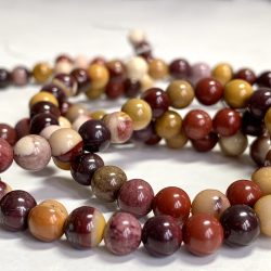 Mookaite 6mm Smooth Rounds 38cm Strand