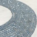 Aquamarine 2mm Micro Faceted Beads 38cm Strand