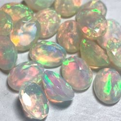 Opal Faceted Oval Approx 8 x 6mm 0.90 Carats