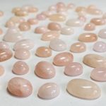 Morganite Oval Cabochons 4 Piece Pack Approx 25 Carats