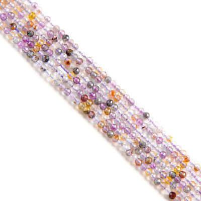 Auralite 23 2.1 – 2.2 mm Micro Faceted Beads 38cm Strand