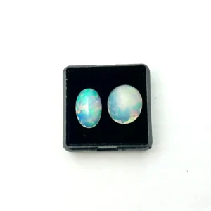 Opal Large Faceted Ovals 2 Pieces Per Pack 5 Carats Boxed