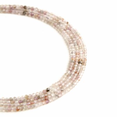 Multi Beryl Micro Faceted Rounds Approx 2mm Beads 38cm Strand