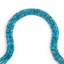 Apatite Faceted Rondelles Approx 3 x 2mm Beads 38cm Strand