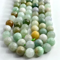 Multi Jadeite Smooth Rounds Approx 8mm Beads 38cm Strand
