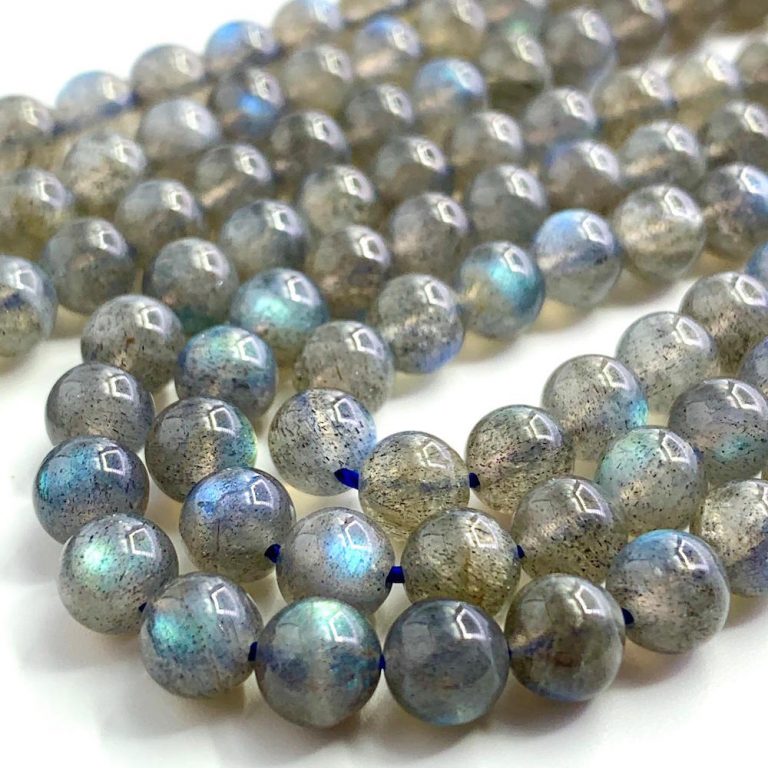 Labradorite 6mm Smooth Round Beads 38cm Strand
