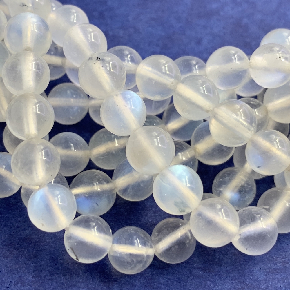 Rainbow Moonstone Beads 6mm 65 Per Strand • Chalmers Gems