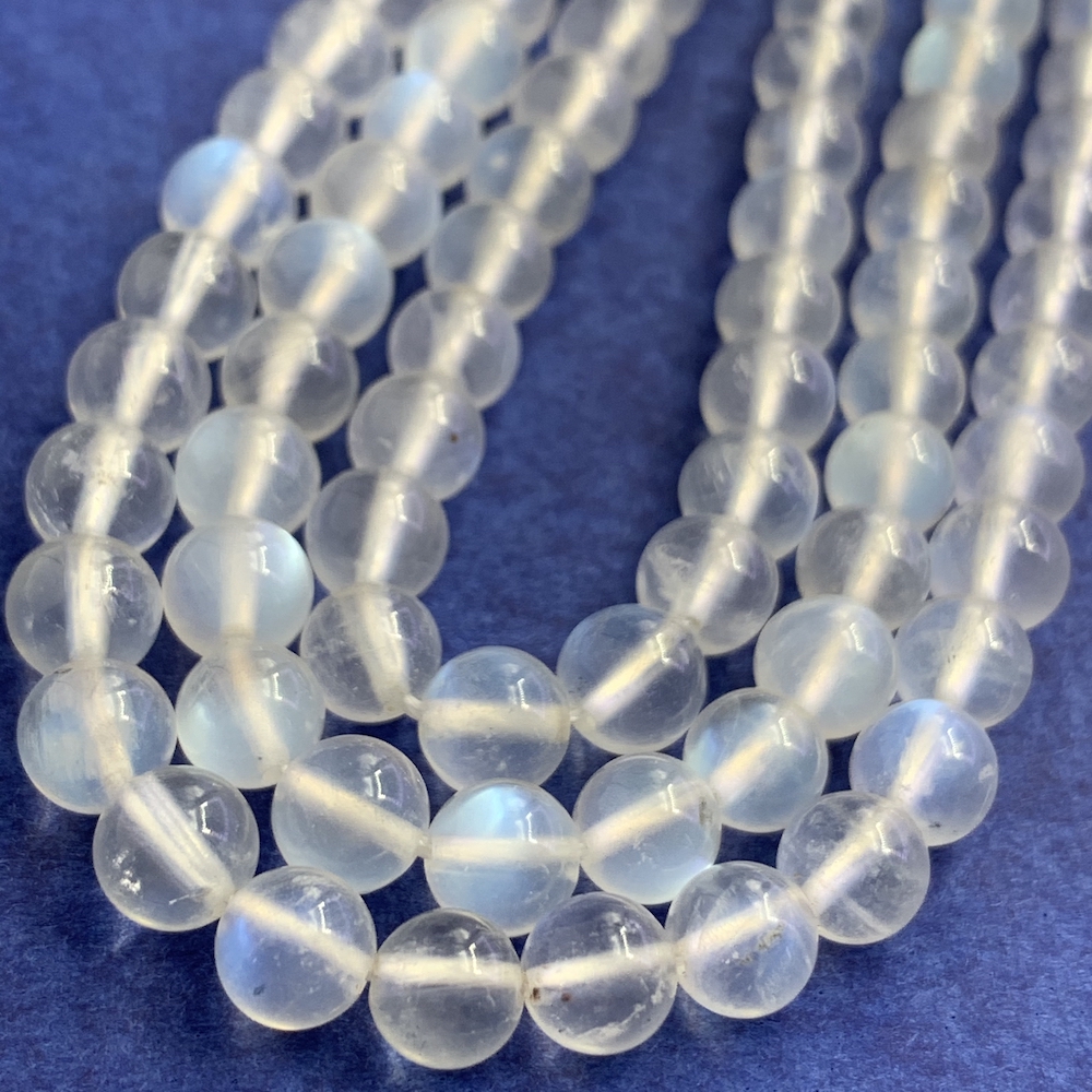 Rainbow Moonstone Beads 6mm 65 Per Strand • Chalmers Gems