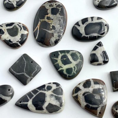 Amazing Yellow Septarian Cabochon Top Grade Brown Septarian Gemstone High Quality Trapezoid Shape 36.5 Ct 29x26x6mm Loose Gemstone