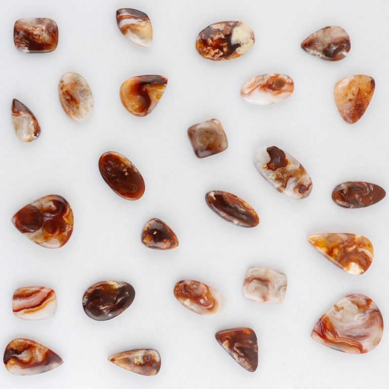 Mexican Agate Mixed Shape Cabochon Approx 20 - 40mm 1 - 3 Piece Pack - Image 4
