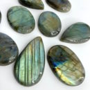Grooved Labradorite Mixed Shape Large Cabochon 100 Carats