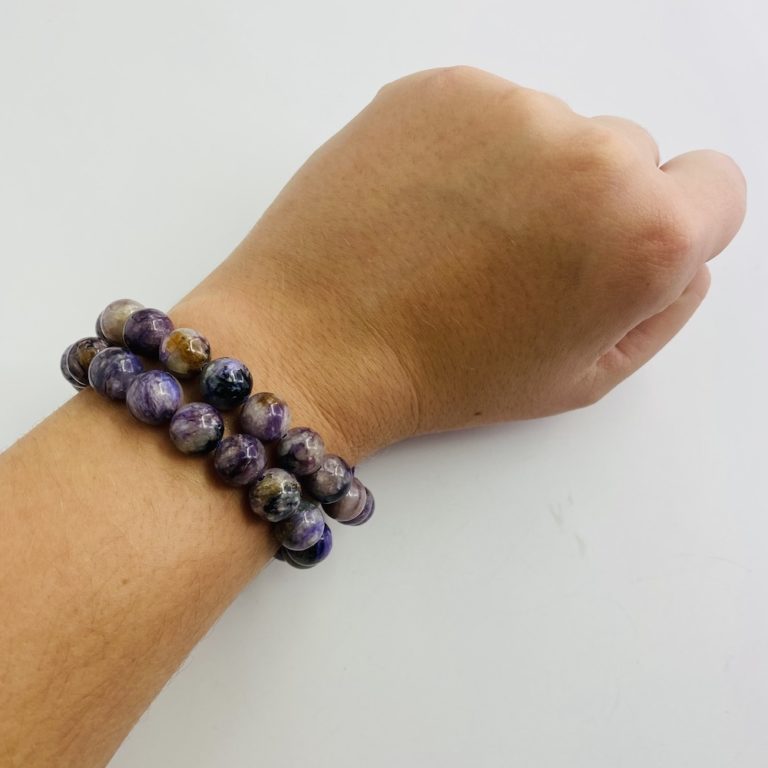 Charoite Smooth Rounds 10mm 38cm Strand - Image 3