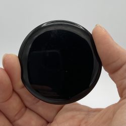 Black Obsidian Scrying Mirror 6cm Round