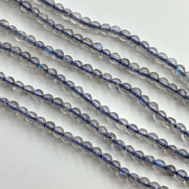 Labradorite Smooth Rounds 2mm 38cm Strand