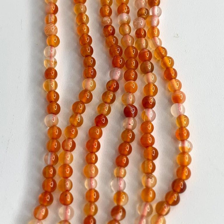Carnelian Smooth Rounds Approx 2mm Beads 38cm Strand - Image 3