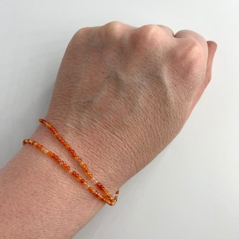 Carnelian Smooth Rounds Approx 2mm Beads 38cm Strand - Image 4