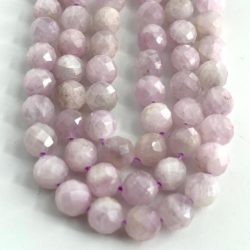 Kunzite Faceted Rounds Approx 4mm Beads 38cm Strand