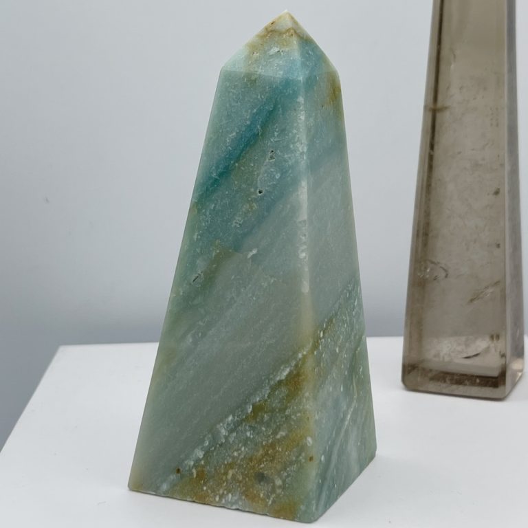 Mixed Amazonite Obelisk Approx 11 x 4.5cm - Image 2