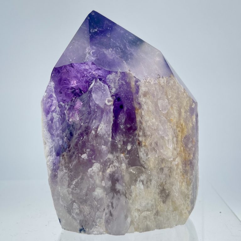 Amethyst Polished Point with a Phantom 6 x 4 x 7 cm - Image 2