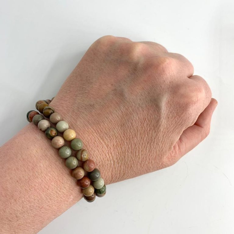 American Impression Jasper Smooth Rounds 6mm 38cm Strand - Image 2