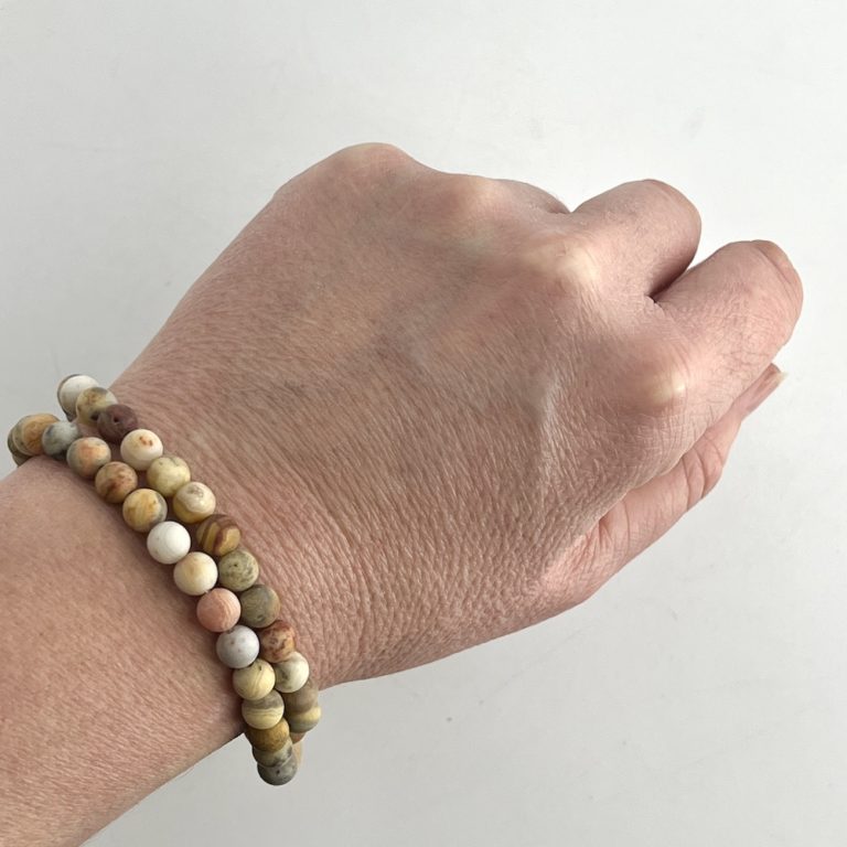 Crazy Lace Agate Matt Round Approx 6mm Beads 38cm Strand - Image 7