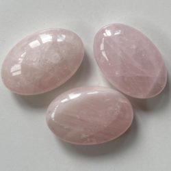 Jelly Rose Quartz Palmstone 6 x 4 x 2cm