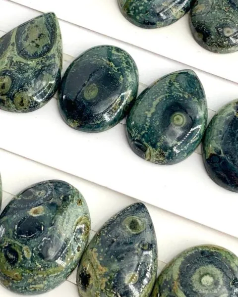 Kambaba Jasper Mixed Shape Cabochons Approx 2 - 2.5cm 5 Piece Pack