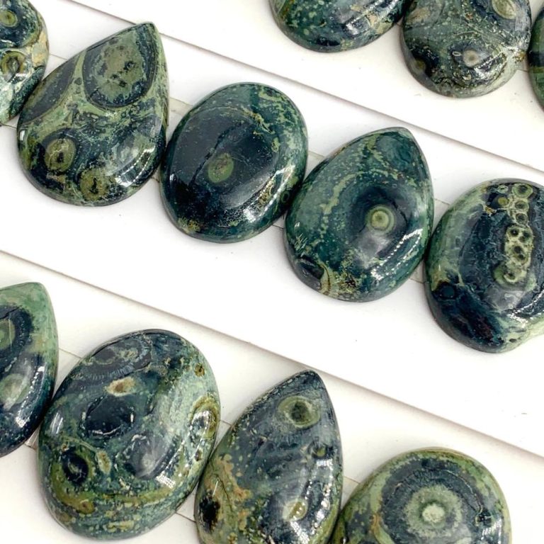 Kambaba Jasper Mixed Shape Cabochons Approx 2 - 2.5cm 5 Piece Pack