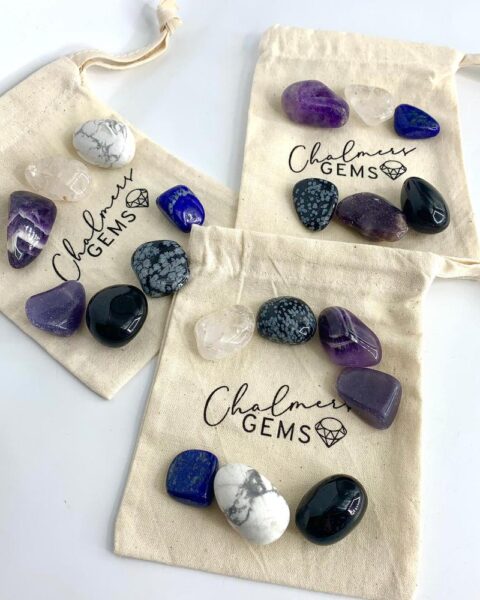 Stress, Calm & Anxiety: Crystal Healing Chakra Set Approx 7 In Free Gift Bag