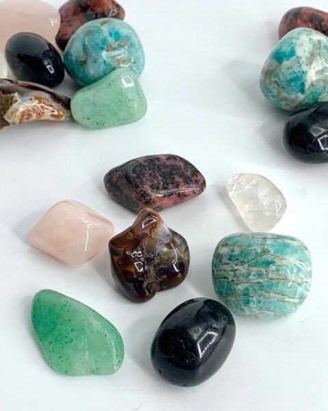 Love & Compassion: Crystal Healing Chakra Set Approx 7 Stones In FREE Gift Bag