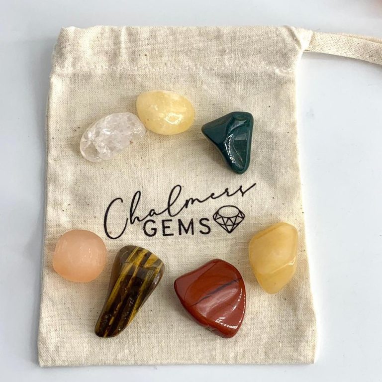 Gemstone Chakra Set In FREE Gift Bag: Energy & Endurance 7 Tumbles - Image 3