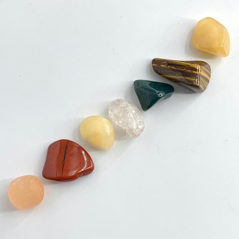 Gemstone Chakra Set In FREE Gift Bag: Energy & Endurance 7 Tumbles - Image 4